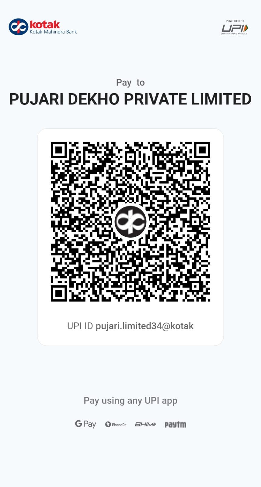 Payment QR Code